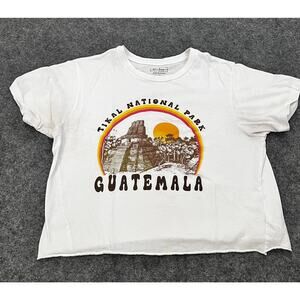 Miken Flow Cropped Guatemala Tshirt size L Pre-Owned in fair condition
